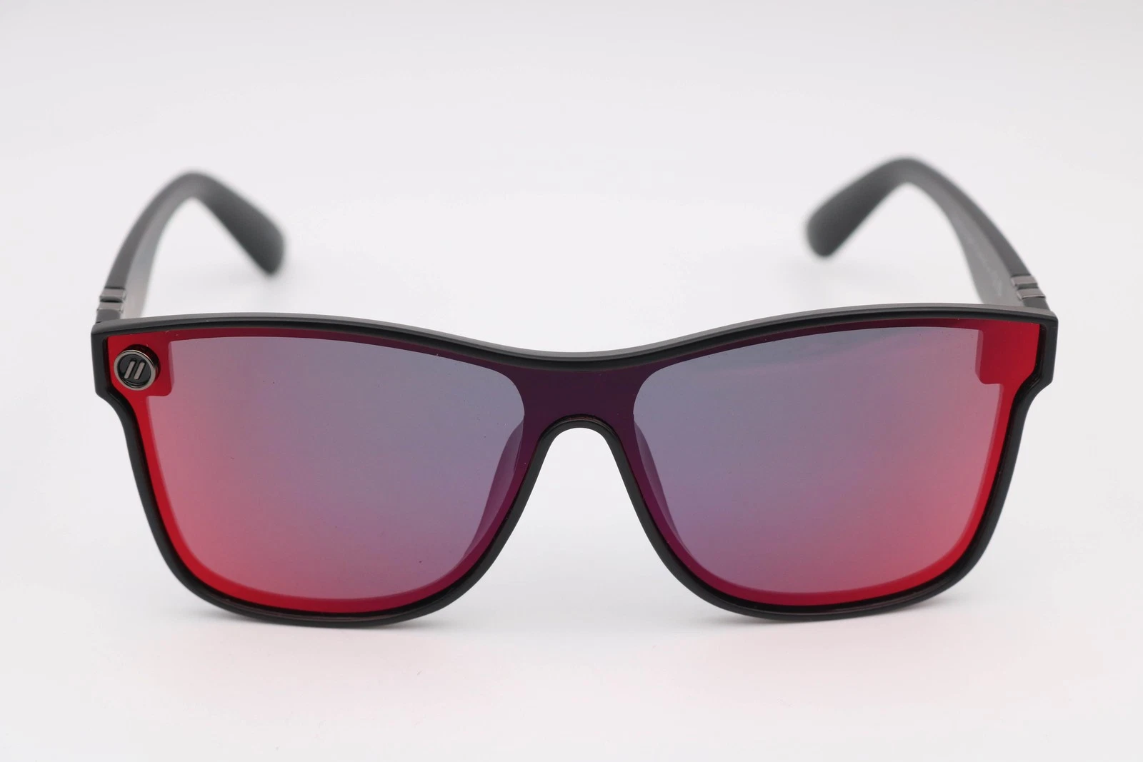 Blenders Millenia X2 Crimson Night Black Shield Polarized Sunglasses 48-14-138