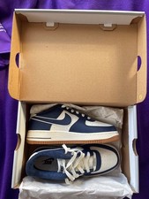 Big Kid's Nike Air Force 1 LV8 Sail/Midnight Navy DQ5972 101 5.5Y Women US 7