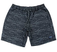 LL Bean Mens Vacationland Stretch Swim Trunks 8" Inseam Size L Reg Navy AOP