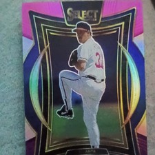 2025 Panini Select - Greg Maddux #85 Concourse Prizm Atlanta Braves