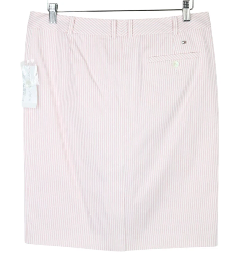 TOMMY HILFIGER St Lucia Skirt Women's (UK) 10 Zip Fly Lined Mini - Image 2 of 4