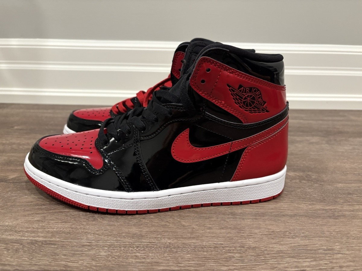 Size 9.5 - Jordan 1 Retro OG High Patent Bred for sale