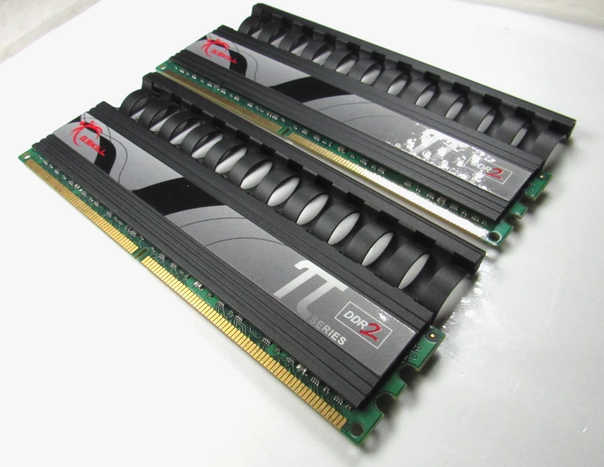 Barrette Mémoire DDR2 G.SKILL PI Black 4Go (2x2Go) PC2-6400 800MHz CL5