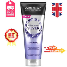 John Frieda Shimmering Silver Shampoo 250ml for Dull Grey or White Hair