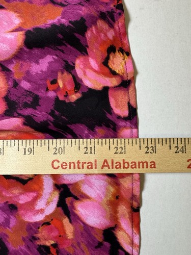 Talbots rosa & lila Blumen ärmellose Bluse - Bild 6 von 7