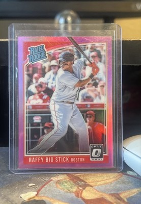 2018 Panini Donruss Optic - Rated Rookie Variation Rafael Dever ''Raffy Big Stick