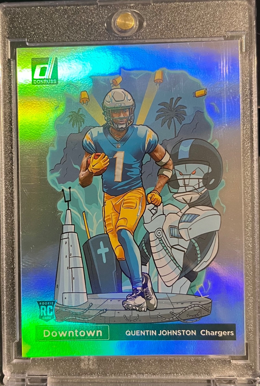 2023 Panini Donruss - Downtown! Quentin Johnston #D-16 (RC)