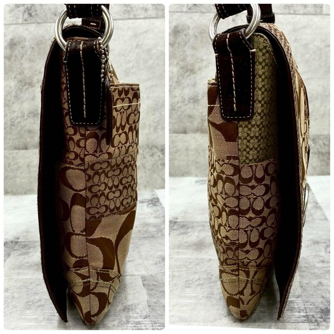 Excellent condition COACH Patchwork Signature Sho… - image 4