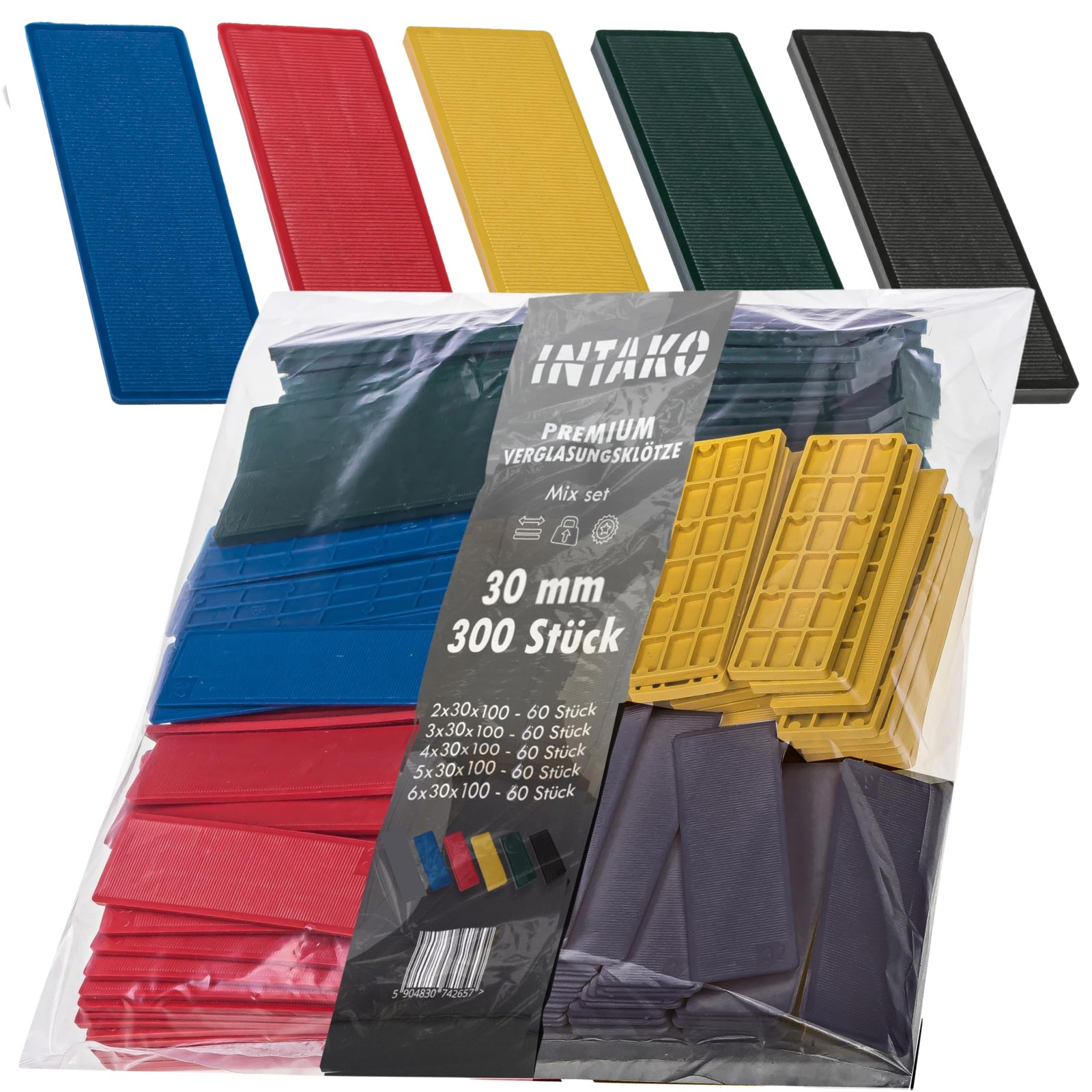 Cale plastique de réglage multi-taille pour pose de fenêtre et menuiserie