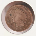 US Rare Old West 1905 Indian Head Penny Coin American Collection Shield Cent USA