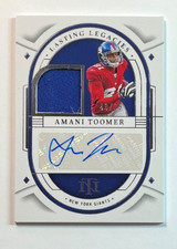 2023 National Treasures Lasting Legacies Auto Patch 48/ 99 Amani Toomer Giants