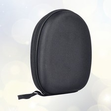 EVA Portable Headphone Black Bag Large Earphone Storage Bag Without