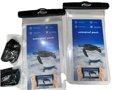 AiRunTech Waterproof Pouch — Cell Phone 2 Pack-IPX8 Waterproof Resist Scratches
