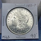 1883 P Silver Morgan Dollar UNC coin BU luster