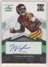 2021 Leaf Ultimate Draft Emerald Spectrum 4/25 Tyler Vaughns #BA-TV1 Auto 0q1p