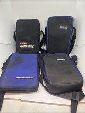 nintendo gamboy advance bag carry case lot of 4 All Zippers Work