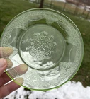 Federal Green Depression Glass Georgian 6" Bread and Butter Plate Excel. Cond.