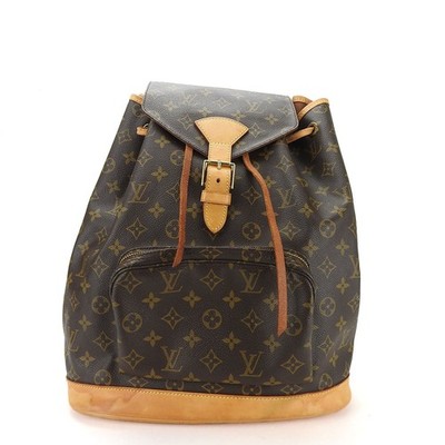 USED LOUIS VUITTON Backpack Â· Daypack MontsourisGM M51135 Monogram Brown ...