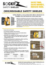 Sockitz Safetyshield SSS170 1 Gang 30mm (not yoozy box) x 20no