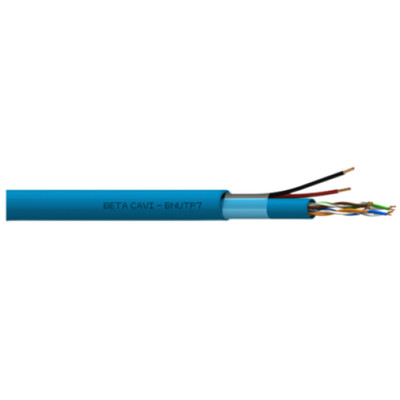 UTP Cat 5e Kabel mit 2x0,75 mm² Stromversorgung Beta Cavi 305-BNUTP5E07SC305 30