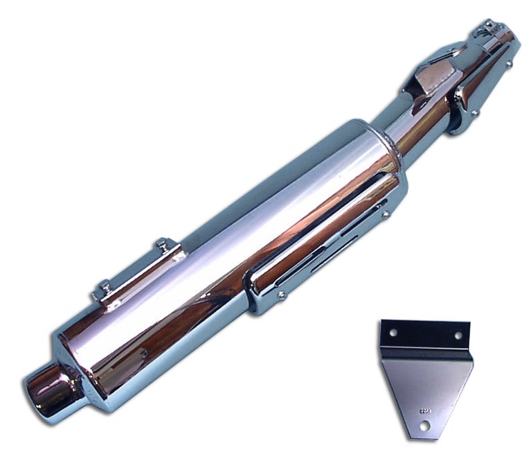 Auspuff Amacal Africa Twin 1993/1995 Ø114 Verchromt Homologiert-image