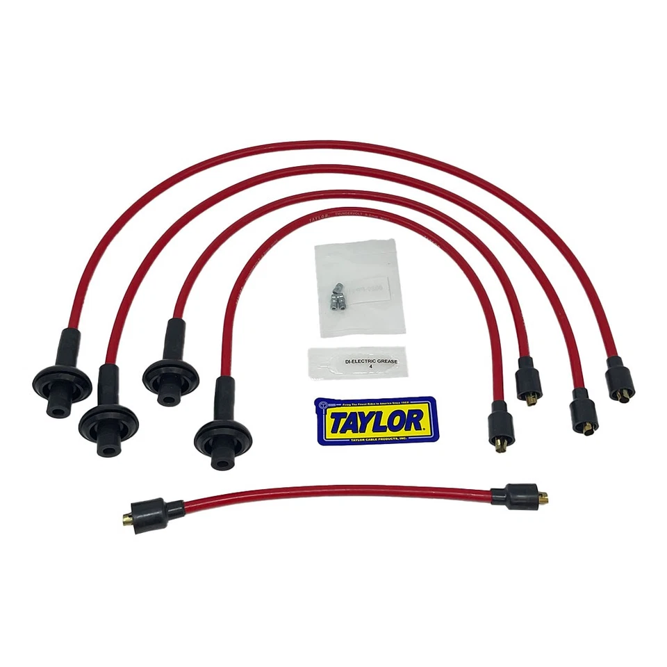 Taylor Cable 84291 Red 8.2mm Thundervolt Spark Plug Wires for Type 1 Beetle - Image 2 of 4