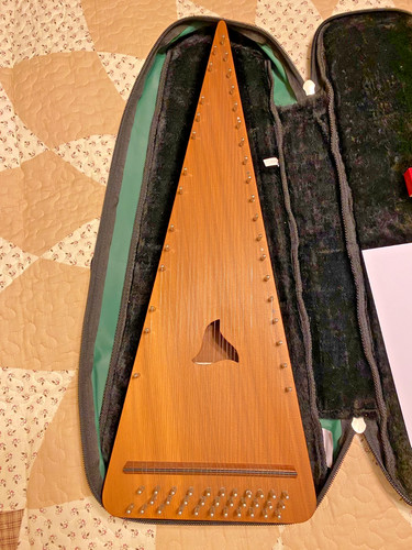 James Jones 2 1/2 Octave Alto Bowed Psaltery  w/soft case 32 String Bow Rosin
