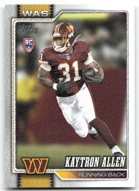 Kaytron Allen 2026 Topps Flagship Canvas #/50 Commanders
