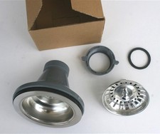 Lot 2 Suneli Kitchen Sink Basket Strainer Stopper Plug Assembly 3-1/2" Drain