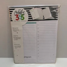 The Happy Planner Create 365 Daily Planning Fill Paper 40 Sheets Pre-Punched NEW