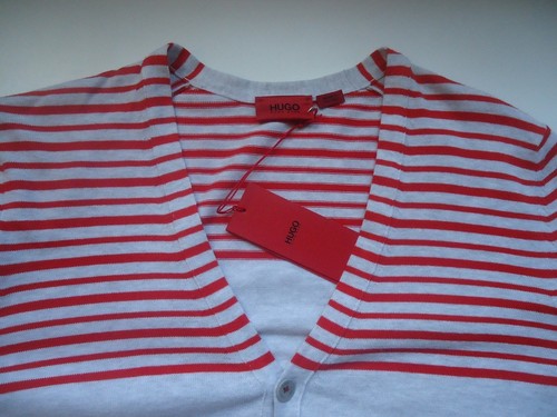 NWT HUGO (Hugo Boss Red Label) Slim Fit Lightweight Knit Cardigan Sweater Sz XL - Picture 3 of 10