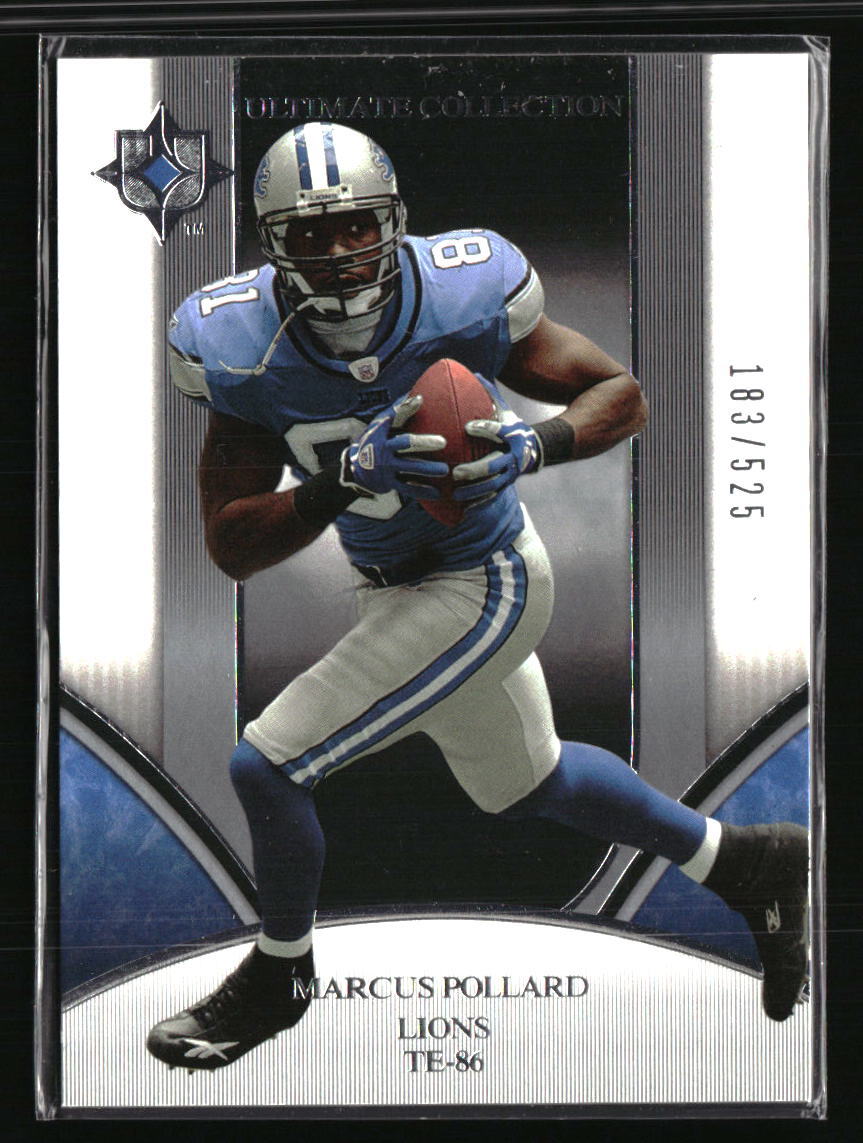 Marcus Pollard 2006 Upper Deck Ultimate Collection 183/525 #67 Football Card