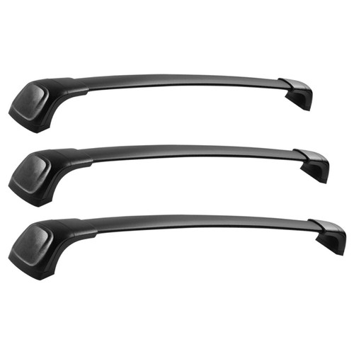 3PCS Crossbar Roof Rail Rack Cross Bars Luggage Fit For Rivian R1S 2022-2025 - Picture 10 of 11