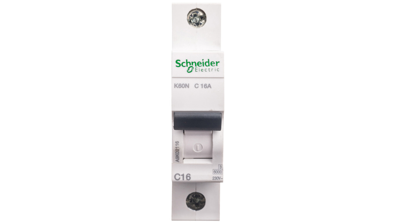 Miniature circuit breaker 1P C 16A 6kA AC K60N A9K02116 /T2UK