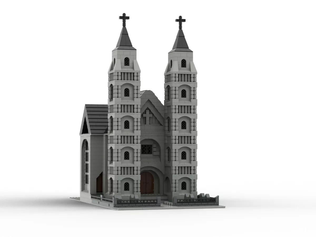 Lego MOC Modular church pdf instructions only eBay