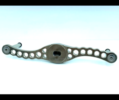Deps Knuckle Arm Strong 95mm Handle Silver Shimano Left