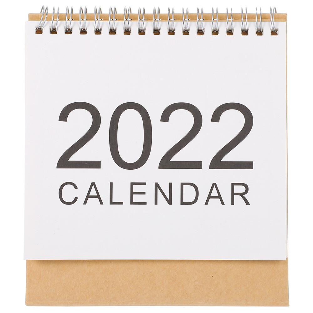 2022 Simple Desk Calendar Paper Office Table Top Easels Decor eBay