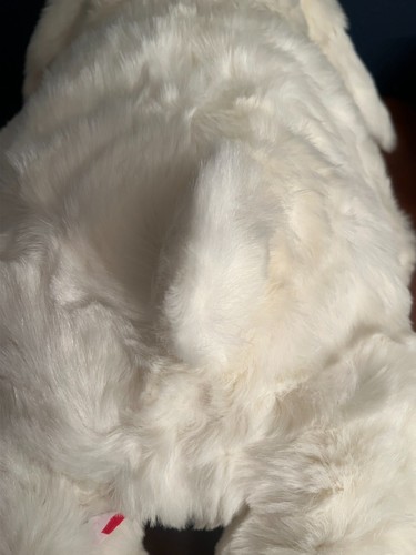 Floppy Friends White Bunny Rabbit Mervyn's Vintage Plush Large 26” Korea - Picture 7 of 12