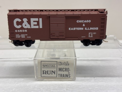 Micro trenes Kadee escala N MTL Special Run BLW 74 C&EI 64535 vagón de caja | Zustand: New