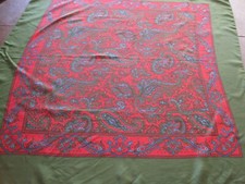 Vintage- Jaeger - Paisley Print Silk Scarf-Preowned