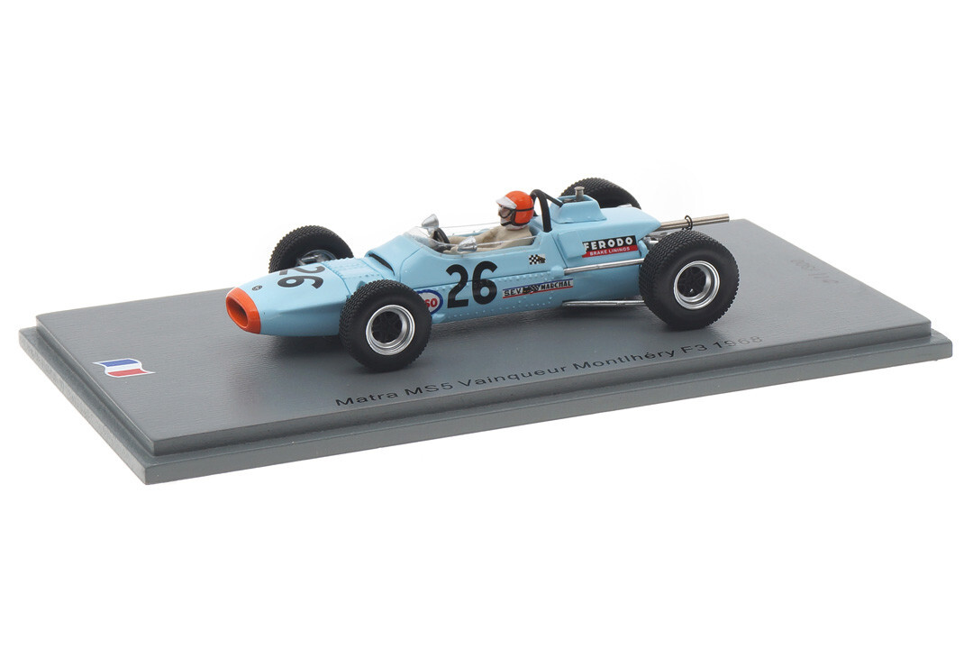 Matra MS5 No.26 Vainqueur Montlhery F3 1968 (Jean-Pierre Jabouille) 1:43 Spark