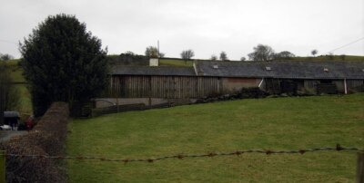 Photo 6x4 Beyond the Wire Lochfoot The steading at Easthill Farm. c2008