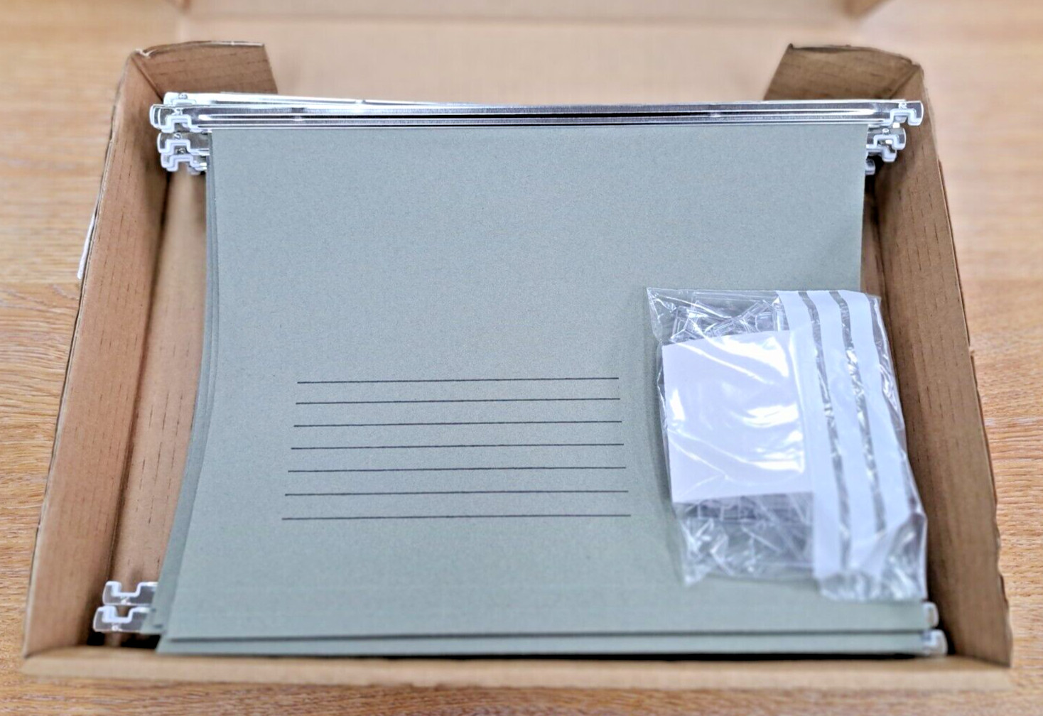 PACK OF 20x A4 HANGING SUSPENSION FILES INC TABS & INSERTS FOR FILING CABINET