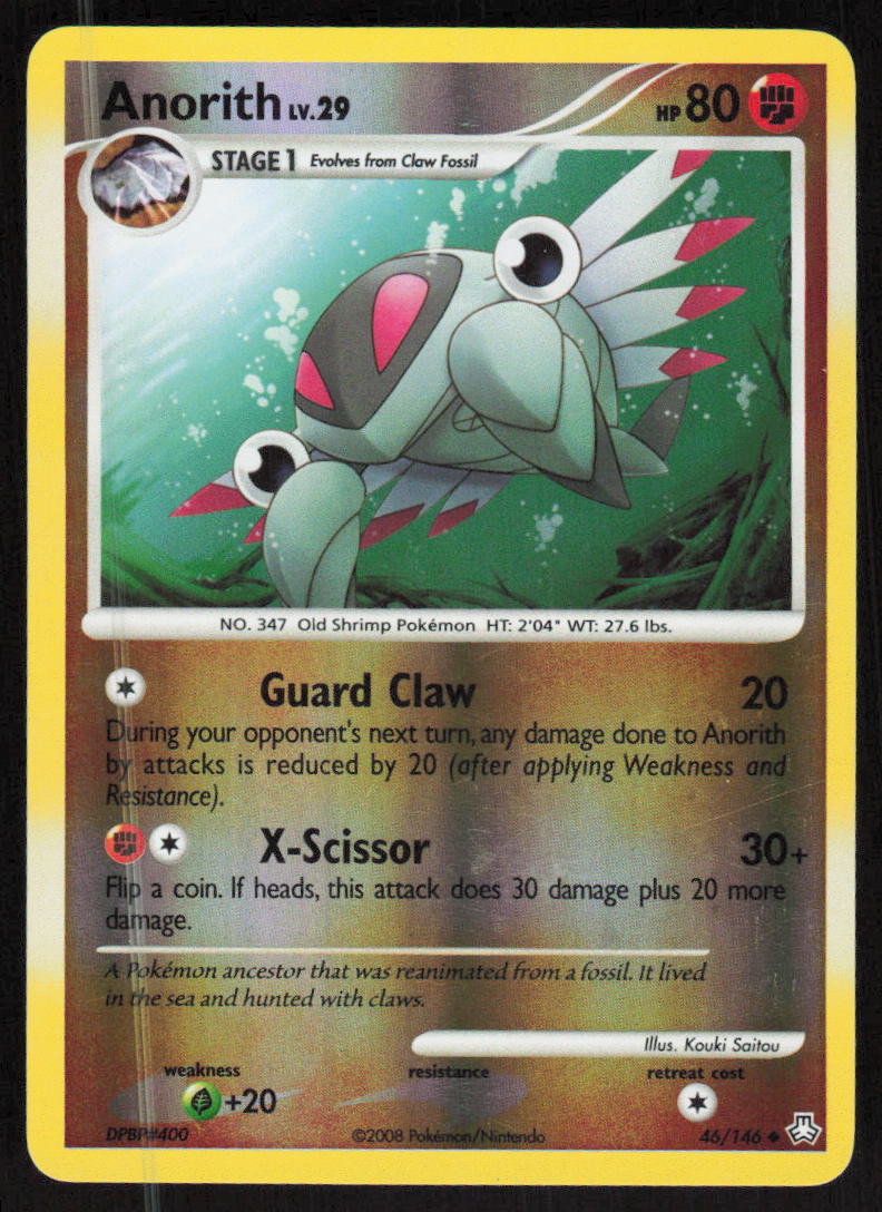 Pokemon TCG Legends Awakened #46/146 Anorith Revers LP