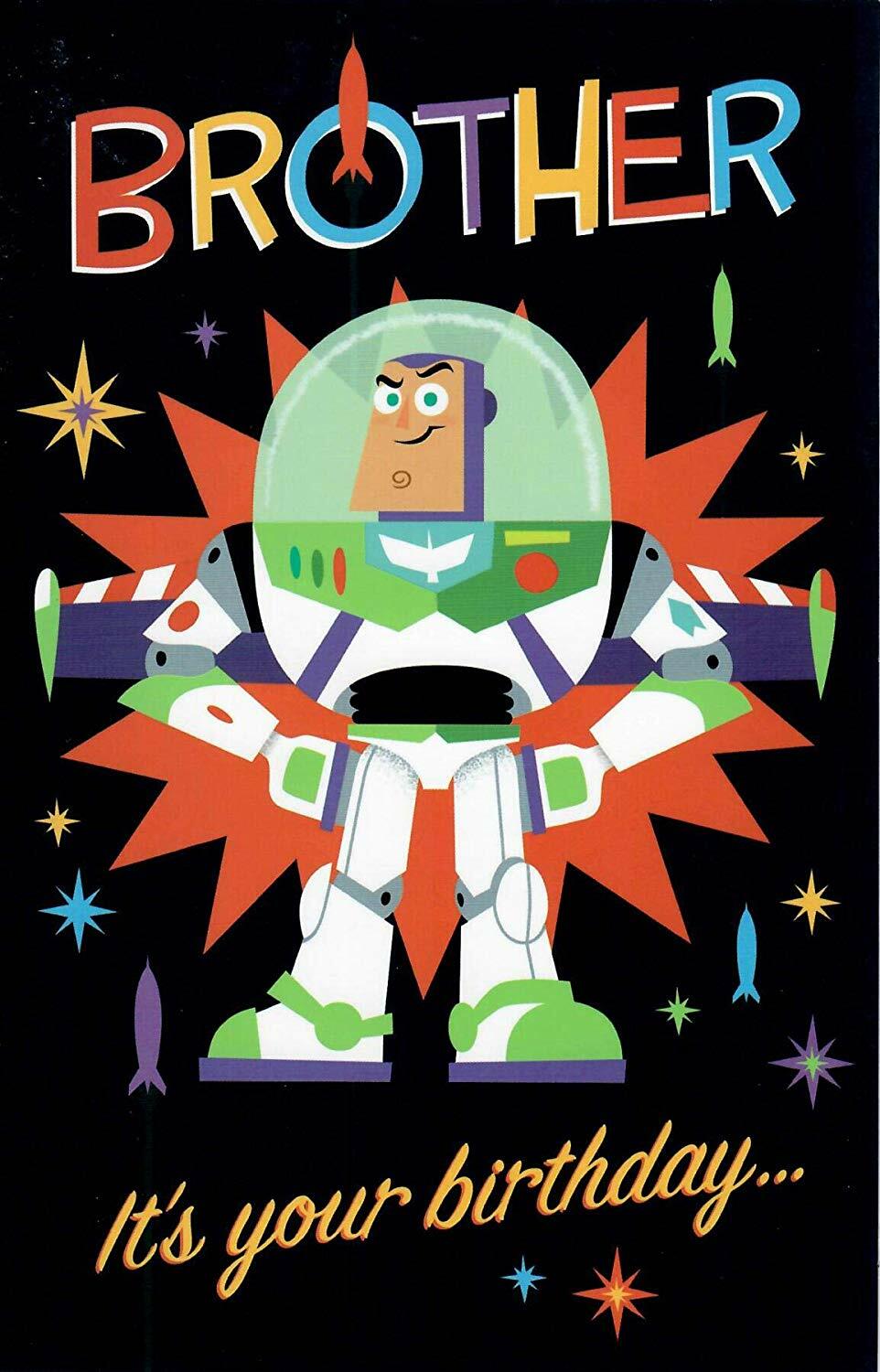 Toy Story 4 Brother It’s Your Birthday Birthday Card