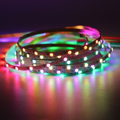 Narrow 4/5mm WS2812B Led Strip light WS2812 5050 3535 RGB SK6812 Pixel Stripe 5V