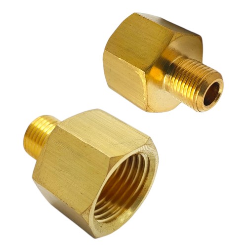1/8"BSP Male to M16x1.5 Female Brass sump Adapter Oil Temperature Gauge Sensor - 第 2/4 張圖片
