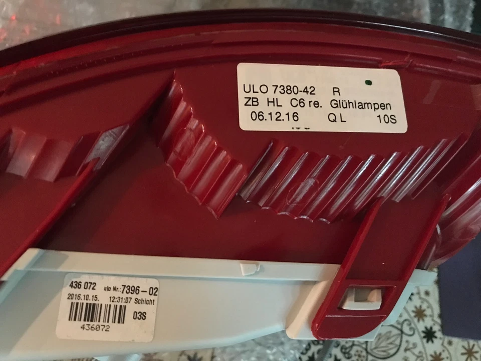 Audi Tail Light Assy - Right - ULO 7380-42 R - Image 2 of 2