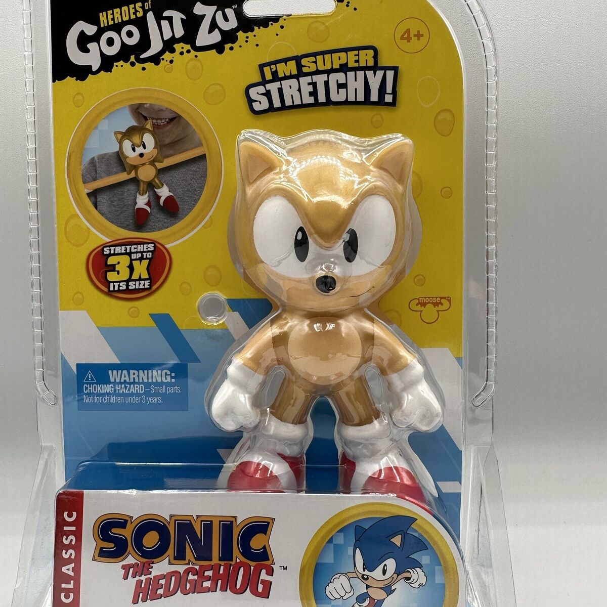 2022 Heroes at Goo Jit Zu - Sonic the Hedgehog - CLASSIC SONIC STRETCHY  FIGURE