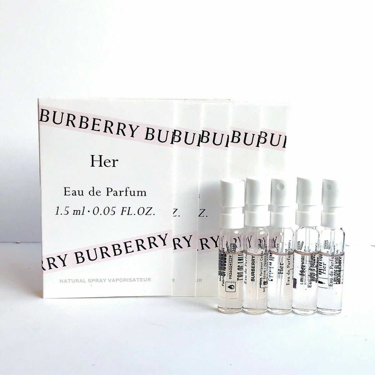 【HAKさん専用】5点セット BURBERRY Dior Ferragamo x5 BURBERRY Her Eau de Parfum 1.5ml/0.05oz each EDP Sample Spray